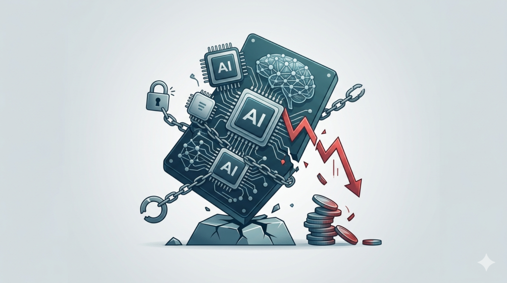 financial risk of AI investment using debt and private loans