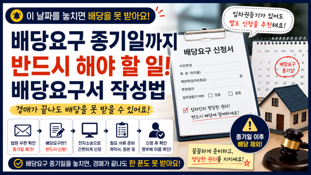 배당 요구서