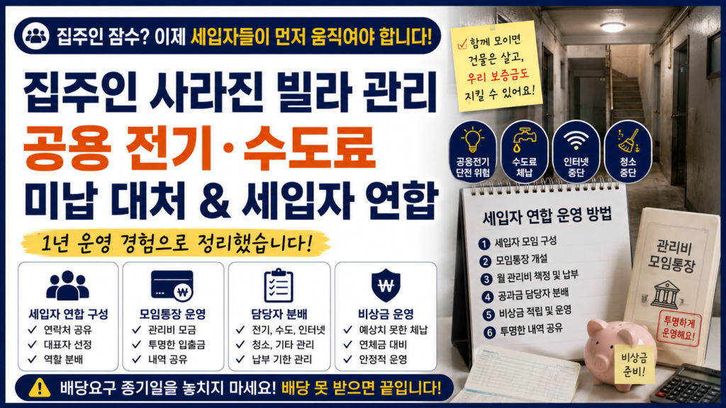건물 관리비 관리