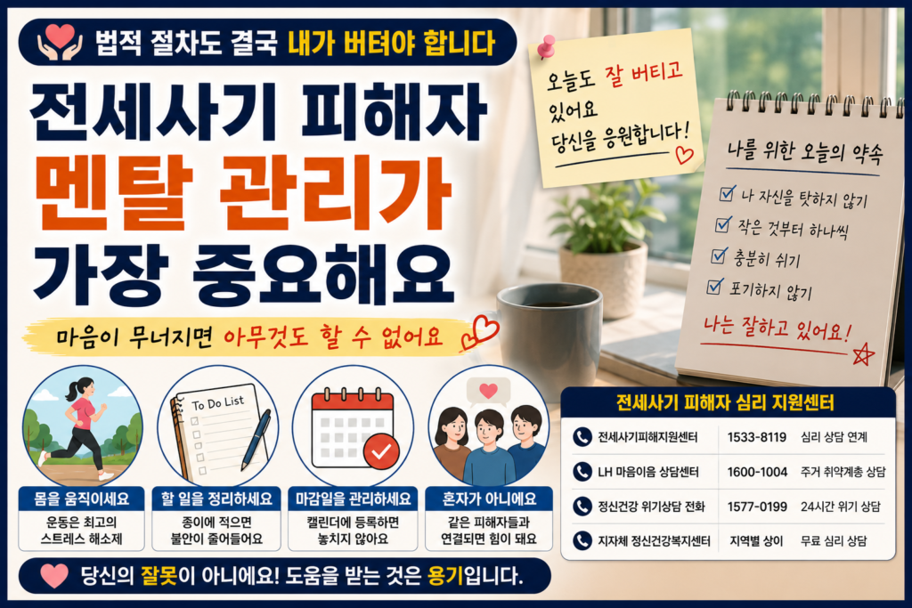 전세사기 멘탈관리