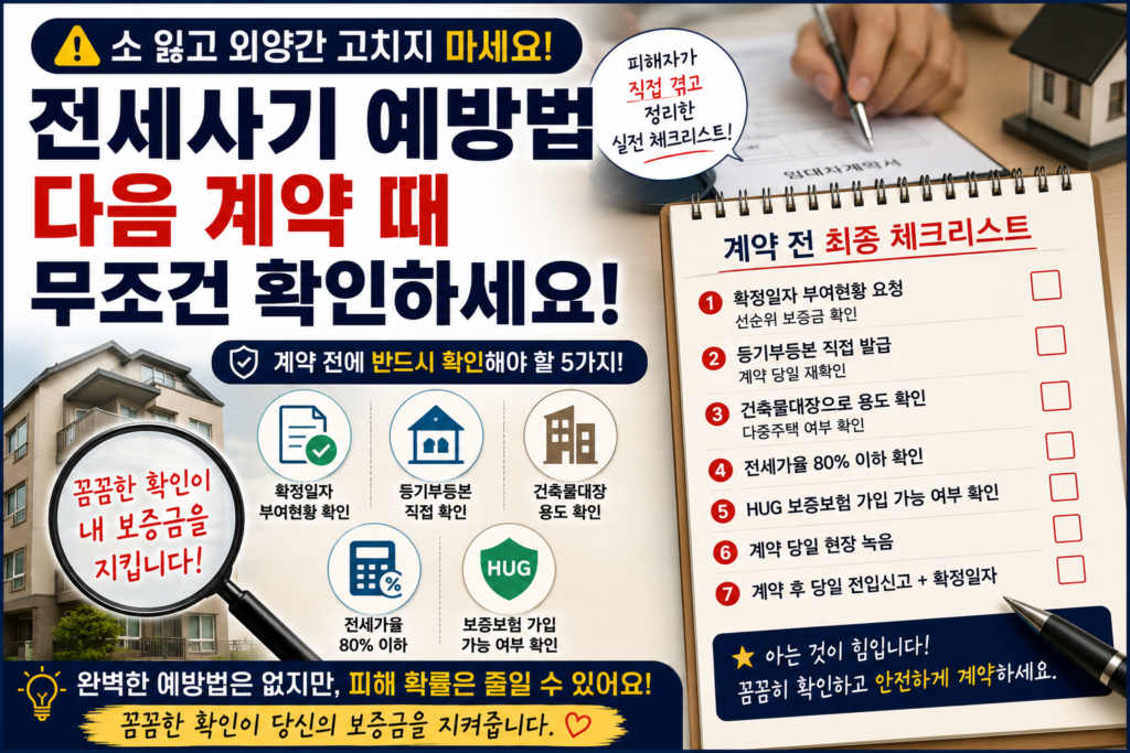 전세사기 예방